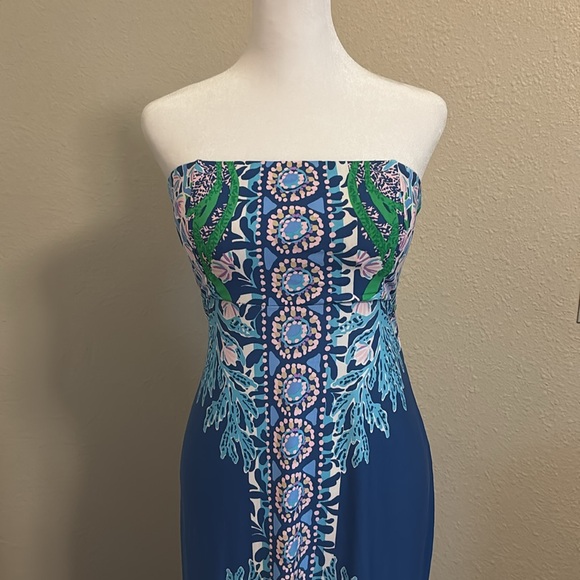 Lilly Pulitzer Noa Strapless dress size 6 new with tags - Picture 8 of 9